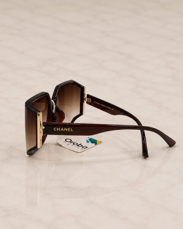 CHANEL Sunglasses Brown
