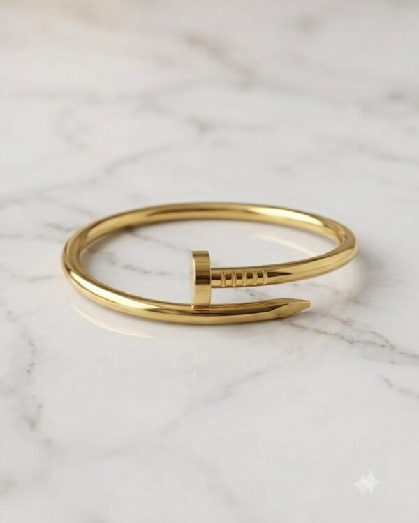 Gold Nail Cuff Bracelet