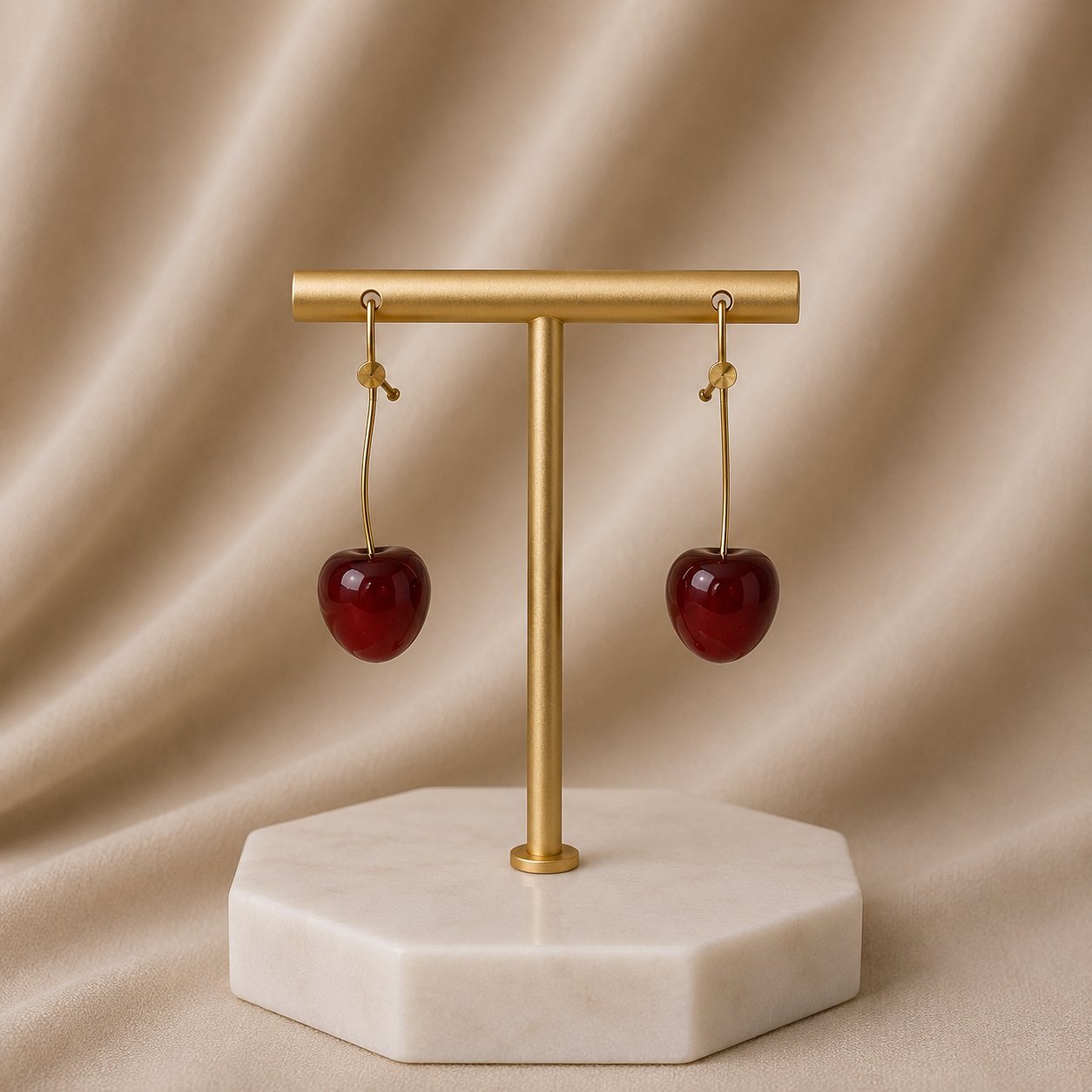 Red Cherry Earrings